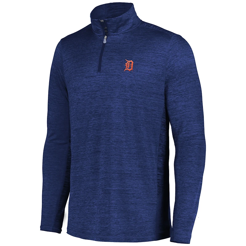 Men's Tommy Bahama Navy Detroit Tigers Delray IslandZone Half-Zip Top