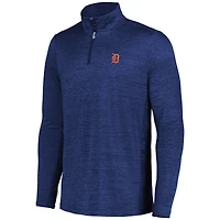 Men's Tommy Bahama Navy Detroit Tigers Delray IslandZone Half-Zip Top