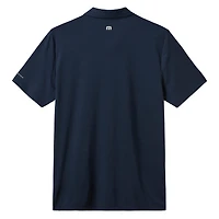 Polo homme TravisMathew Heather Navy Detroit Tigers Game Day en mélange de trois matières