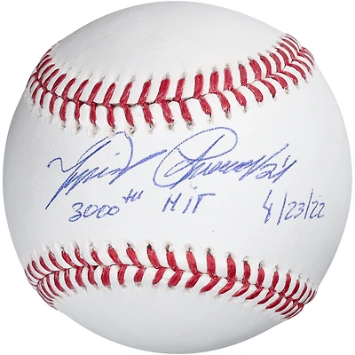 Miguel Cabrera Detroit Tigers Autographed Baseball with "3000th Hit" and "4-23-22" Inscriptions