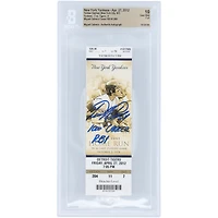 Billet Beckett autographié par Miguel Cabrera des Detroit Tigers, billet Gem Mint 10 authentifié du 27 avril 2012 avec l'inscription « 1000 Career RBI »