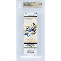 Miguel Cabrera Detroit Tigers Autographed Beckett Fanatics Witnessed Authenticated Gem Mint 10 Ticket from April 27, 2012 with "1000 Career RBI" Inscription