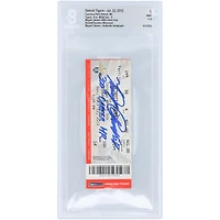 Billet authentifié Mint 9 signé par Miguel Cabrera des Detroit Tigers, signé Beckett Fanatics, daté du 22 juillet 2012, avec l'inscription « 300th Career HR »