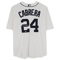 Maillot réplique blanc Nike autographié de Miguel Cabrera, des Tigers de Detroit