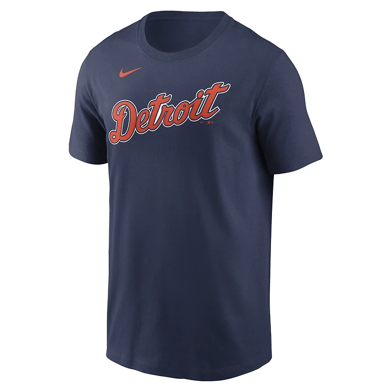T-shirt Nike Riley Greene bleu marine Detroit Tigers avec nom et numéro