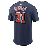 Name & Number T-Shirt Nike Riley Greene Navy Detroit Tigers