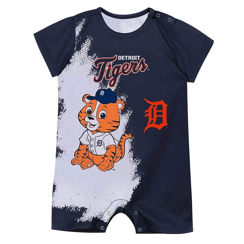 Body bébé mascotte Detroit Tigers bleu marine Outerstuff