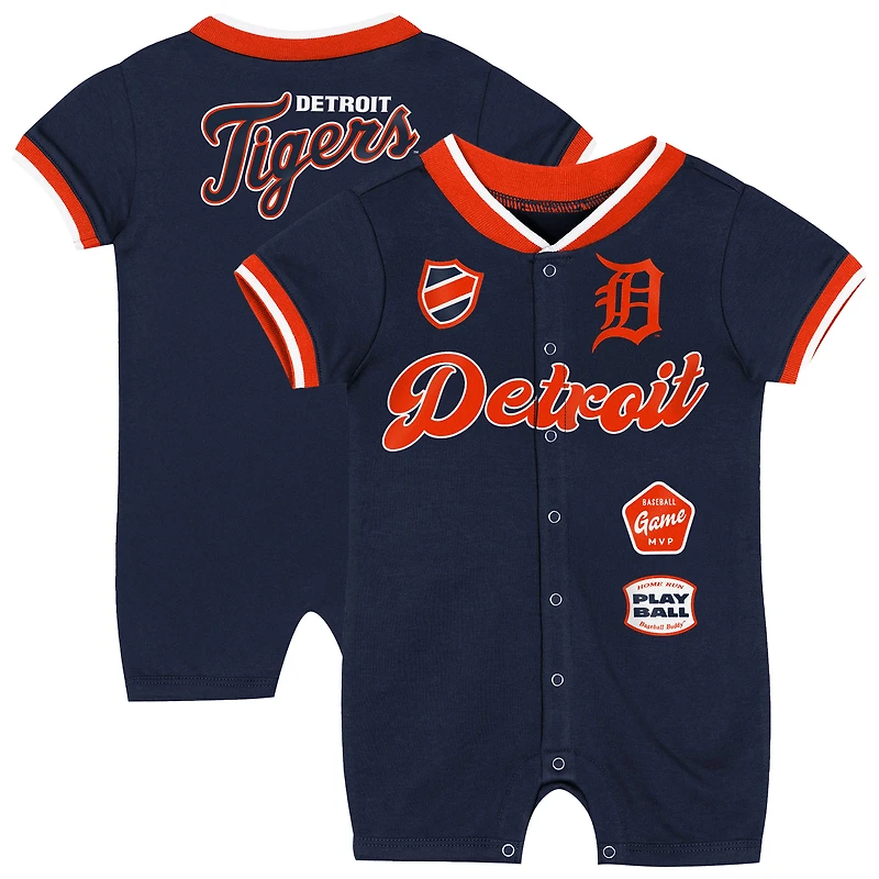Newborn Outerstuff Navy Detroit Tigers Pinch Coverall