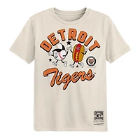 Preschool Mitchell & Ness  Natural Detroit Tigers Snack T-Shirt