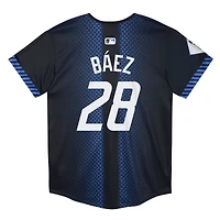 Preschool Nike Javier Baez Navy Detroit Tigers 2024 City Connect Limited Jersey