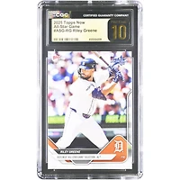 Carte Riley Greene des Tigers de Detroit 2025 Topps Now All-Star Game #ASG-RG, authentifiée CGC, état PRISTINE 10