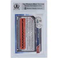 Riley Greene Detroit Tigers Autographed 2019 Bowman Chrome Draft #BDC-50 Beckett Fanatics Witnessed Authenticated 9/10 Rookie Card with "MLB DEBUT 6/18/22" Inscription