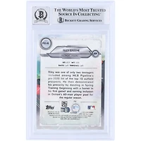 Riley Greene Detroit Tigers Autographed 2021 Topps Bowman Chrome Positional Promise #POS-RG Beckett Fanatics Witnessed Authenticated 9/10 Card