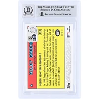 Riley Greene Detroit Tigers Autographed 2023 Topps TBT Design: '90 Robocop 2 #112 Beckett Fanatics Witnessed Authenticated 10 Rookie Card