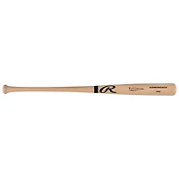Batte de baseball professionnelle Rawlings Blonde autographiée par Riley Greene des Detroit Tigers