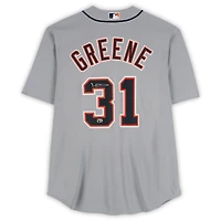 Maillot réplique gris Nike autographié de Riley Greene, des Tigers de Detroit