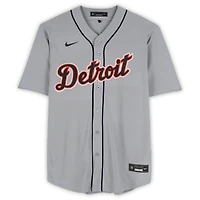Maillot réplique gris Nike autographié de Riley Greene, des Tigers de Detroit