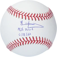 Riley Greene Detroit Tigers Autographed Rawlings Baseball with "MLB Debut 6/18/22" Inscription
