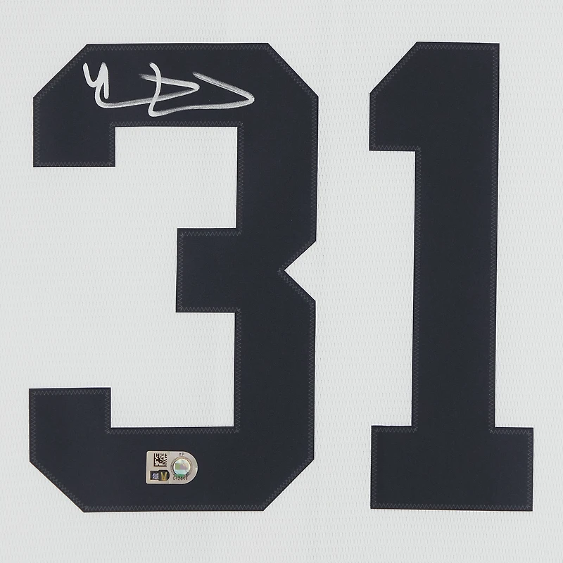 Maillot réplique Nike autographié de Riley Greene, blanc, des Tigers de Detroit