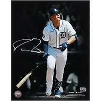 Photographie autographiée de Spencer Torkelson des Detroit Tigers, Bat Drop, 11" x 14"