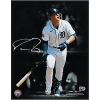 Spencer Torkelson Detroit Tigers Autographed 11" x 14" Bat Drop Spotlight Photograph