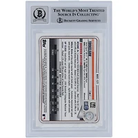 Spencer Torkelson Detroit Tigers Autographed 2020 Bowman Chrome Draft Image Variation #BDC-121 Beckett Fanatics Witnessed Authenticated 9/10 Rookie Card with "MLB Debut 4/8/2022" Inscription