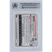 Spencer Torkelson Detroit Tigers Autographed 2020 Bowman Chrome Draft Sapphire #BD-121 Beckett Fanatics Witnessed Authenticated 9/10 Rookie Card with "MLB Debut 4/8/2022" Inscription