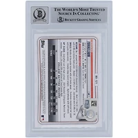 Spencer Torkelson Detroit Tigers Autographed 2020 Bowman Draft #BD-121 Beckett Fanatics Witnessed Authenticated 10 Rookie Card with "MLB Debut 4/8/2022" Inscription