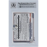 Spencer Torkelson Detroit Tigers Autographed 2021 Bowman Chrome Draft Sapphire #BDC-20 Beckett Fanatics Witnessed Authenticated 10 Card