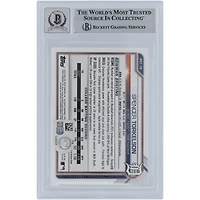 Spencer Torkelson Detroit Tigers Autographié 2021 Bowman Chrome Draft Sapphire #BDC-20 Beckett Fanatics Witnessed Authenticated 9/10 Card