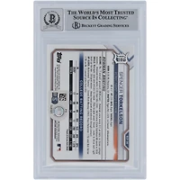 Spencer Torkelson Detroit Tigers Autographed 2021 Bowman Chrome Prospects Mega Box Refractors #BCP-96 Beckett Fanatics Witnessed Authenticated 10 Card