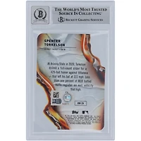 Spencer Torkelson Detroit Tigers Autographed 2021 Bowman's Best Heatwave Die Cut Atomic Refractors #HW-24 Beckett Fanatics Witnessed Authenticated 9/10 Card