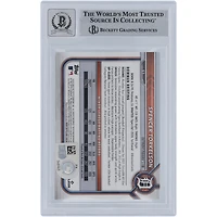 Spencer Torkelson Detroit Tigers autographié 2022 Bowman Chrome #53 Beckett Fanatics a été témoin d'une carte de recrue authentifiée 10