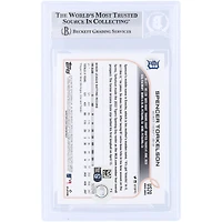 Spencer Torkelson Detroit Tigers Autographed 2022 Topps Update Series #US20 Beckett Fanatics Witnessed Authenticated Rookie Card
