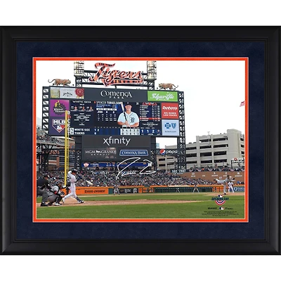 Spencer Torkelson Detroit Tigers Autographed Framed 16" x 20" First At Bat Photograph