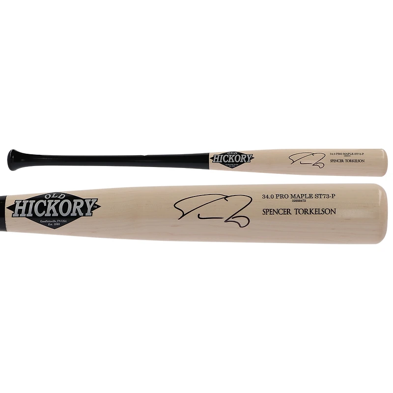 Bâton de jeu Old Hickory autographié par Spencer Torkelson des Detroit Tigers