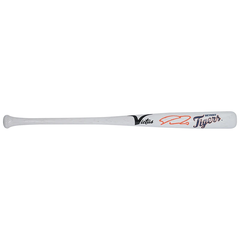 Spencer Torkelson Detroit Tigers Autographed White Victus Mini Bat