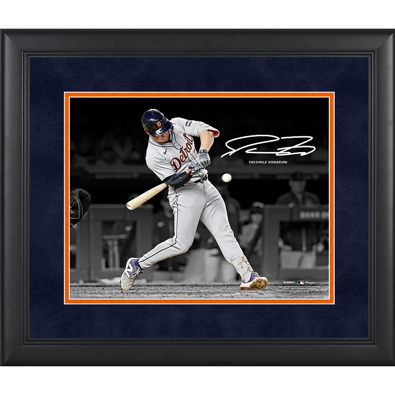 Spencer Torkelson Detroit Tigers Facsimile Signature Framed 11" x 14" Spotlight Photograph