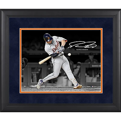 Spencer Torkelson Detroit Tigers Facsimile Signature Framed 11" x 14" Spotlight Photograph