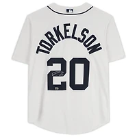 Spencer Torkelson White Detroit Tigers Autographed Nike Replica Jersey