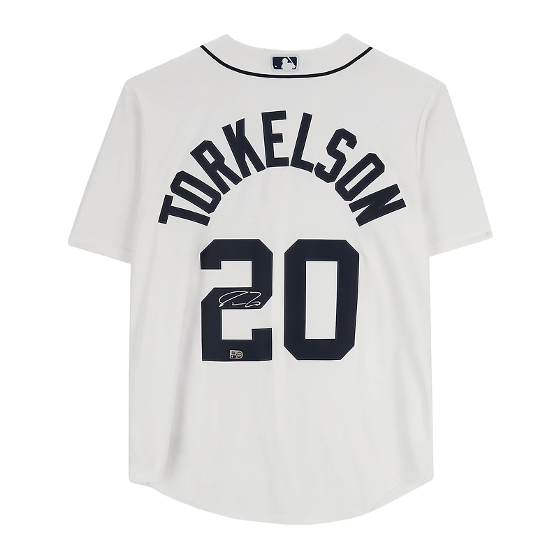Spencer Torkelson White Detroit Tigers Autographed Nike Replica Jersey