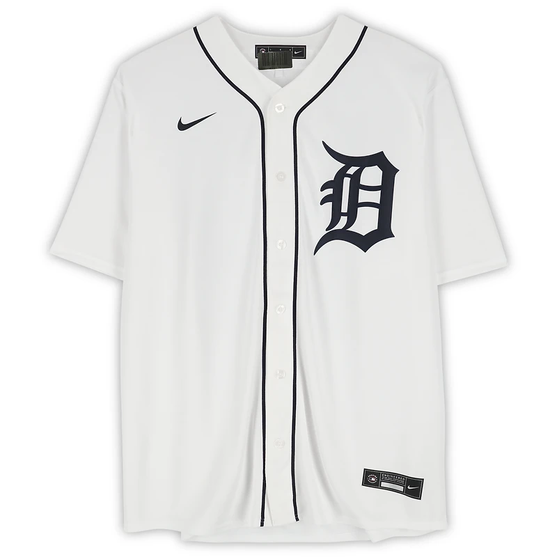 Tarik Skubal Detroit Tigers Autographed 2024 American League Cy Young Award Nike White Replica Jersey with " 24 AL Cy Young" Inscription