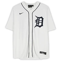 Tarik Skubal Detroit Tigers Autographed 2024 American League Cy Young Award Nike White Replica Jersey with " 24 AL Cy Young" Inscription