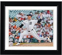 Tarik Skubal Detroit Tigers Autographed 8" x 10" White Uniform Pitching Photograph