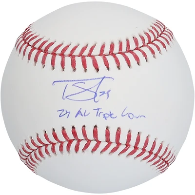 Tarik Skubal Detroit Tigers Autographed Baseball with "24 AL Triple Crown" Inscription