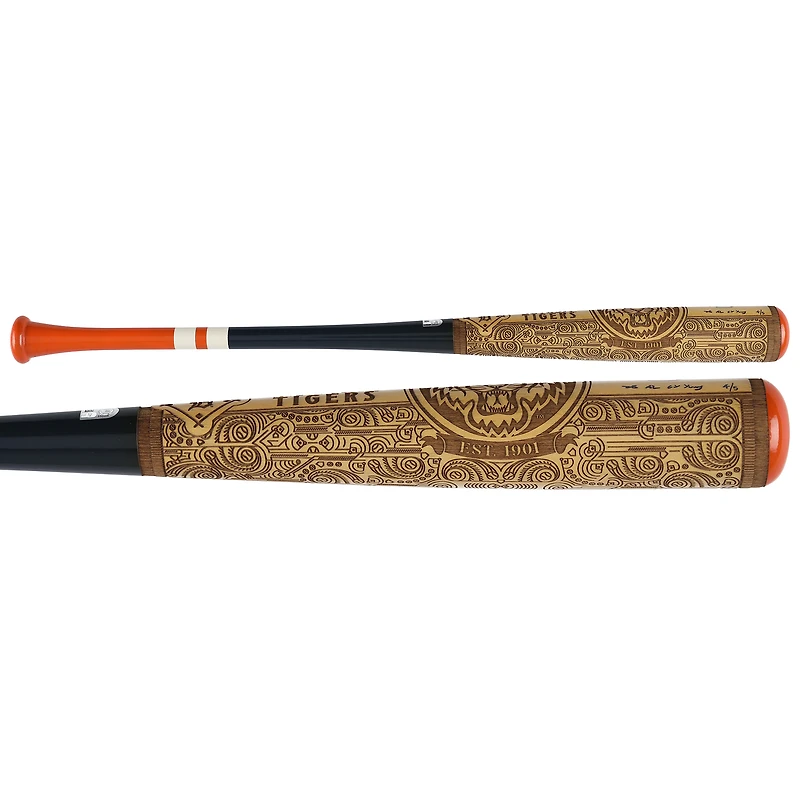 Bâton Pillbox Bat Company autographié par Tarik Skubal des Tigers de Detroit, avec inscription « 25 AL Cy Young » - Édition limitée à 5 exemplaires