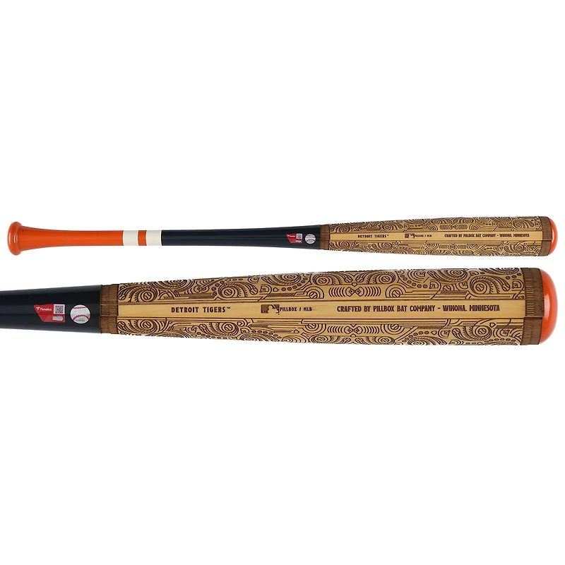 Bâton Pillbox Bat Company autographié par Tarik Skubal des Tigers de Detroit, avec inscription « 25 AL Cy Young » - Édition limitée à 5 exemplaires