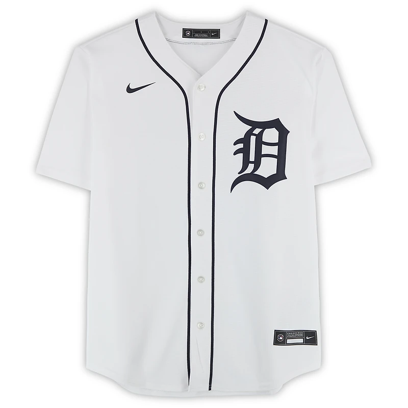 Tarik Skubal Detroit Tigers Autographed White Nike Replica Jersey with "25 AL Cy Young" Inscription
