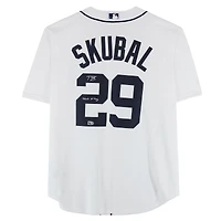 Tarik Skubal Detroit Tigers Autographed White Nike Replica Jersey with "25 AL Cy Young" Inscription