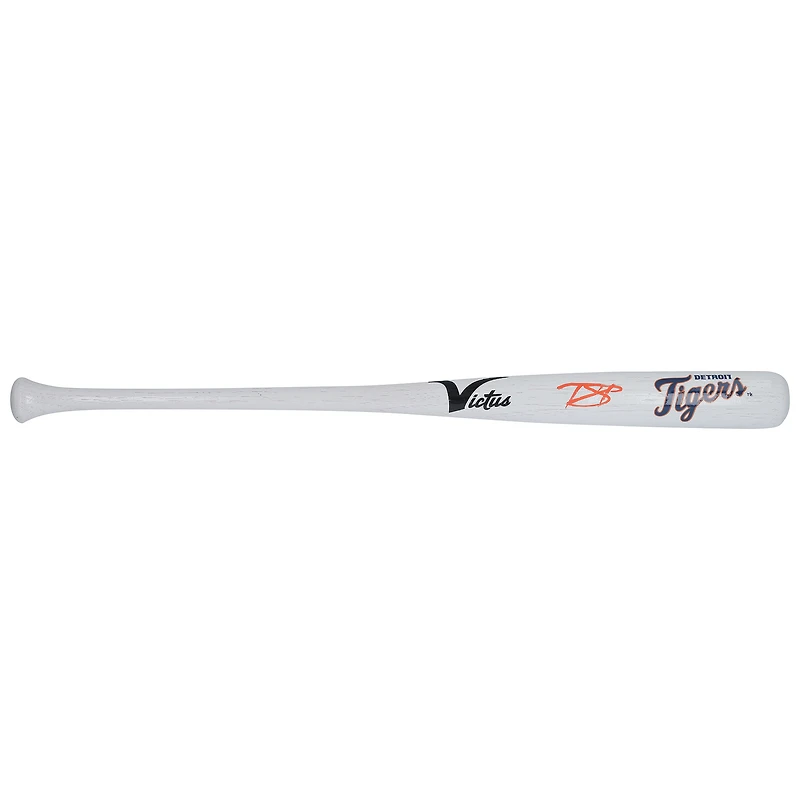 Tarik Skubal Detroit Tigers Autographed White Victus Mini Bat